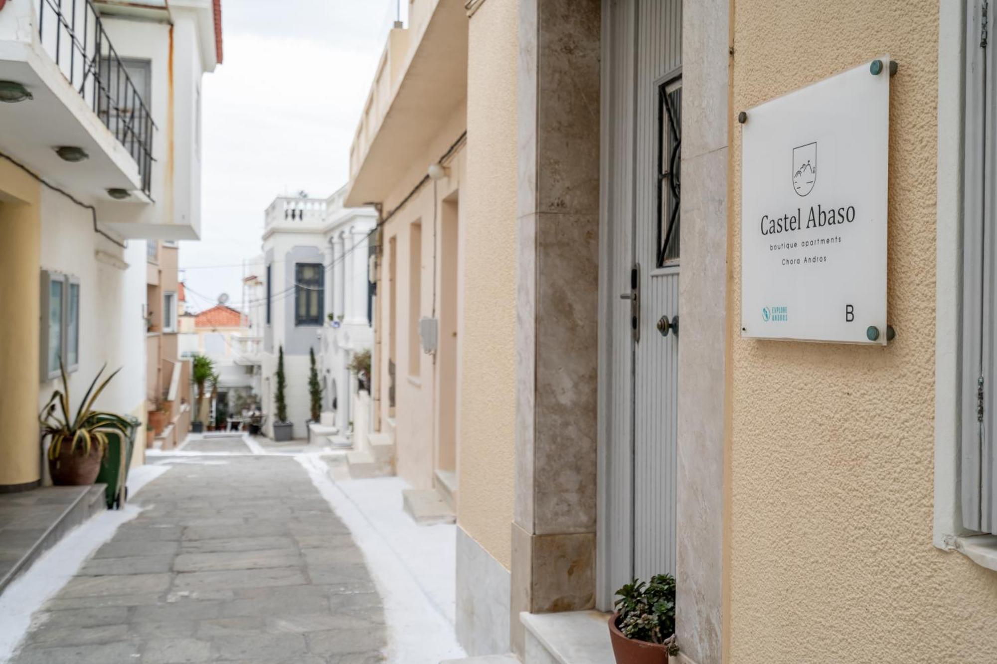 Castel Abaso Boutique Apartments By Explore Andros Exteriör bild